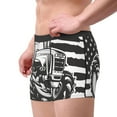 thumbnail image 2 of Fotbe American Tractor Men’s Total Support Pouch Boxer Briefs, X-Temp Cooling, Moisture-Wicking Underwear, Regular, Long-leg and Trunk-XX-Large, 2 of 5