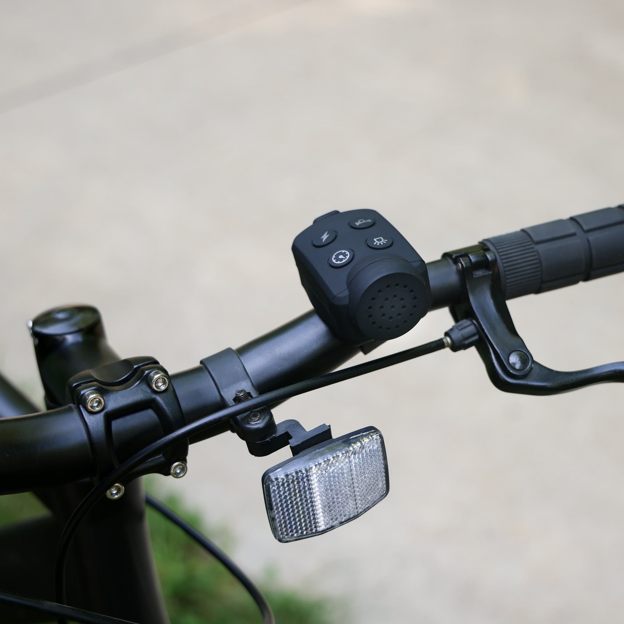 Concord Bikes Electric Horn, Four Unique Horn Types, Black