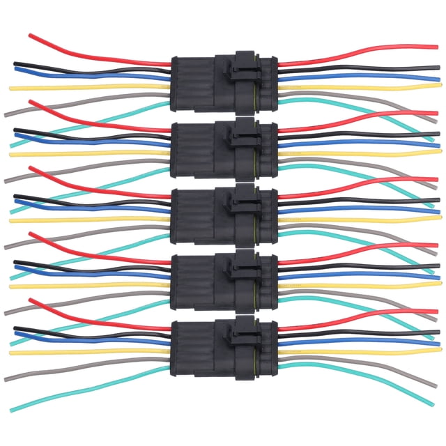 Conector Eléctrico Way Car, Resistente Antioxidante, Resistente Al Agua, Resistente Al Fuego, Resistente, Duradero, Terminal Seguro, Conector De 2 Pines Para Conexiones De Cables ANGGREK Otros