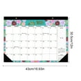 thumbnail image 6 of Sylvtty 2025-2026 Wall Calendar Floral Design Wall Hanging Calendar Jul. 2025 - Dec. 2026 18 Monthly Planner for Home Office School Decor, 6 of 7