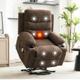 thumbnail image 2 of 2025 New Power Lift Recliner Chair, Oversize Electric Recliners with Heat and Massage, Stand Assist with Cup Holders, Side Pocket, Single Sofa Seat for Living Room, 2 of 6