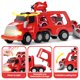 thumbnail image 2 of Camión de bomberos MindPal de Toy Cars con 6 coches de construcción y un avión, 2 of 8