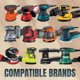 thumbnail image 4 of Discos de lijado POWERTEC 100PK, 5 pulgadas, 8 orificios, gancho y bucle, 4 of 9