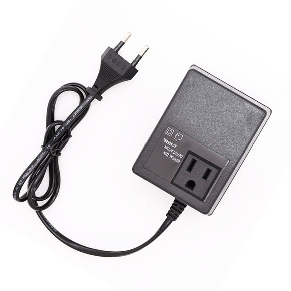 Adaptador Convertidor De Potencia De Voltaje, 200W, 2 Clavijas Redondas, Adaptador De Viaje Internacional, Convertidor De Voltaje