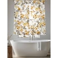 thumbnail image 5 of Orange Spring Floral Sheer Curtains 63 Inch Length 2 Panels Set, Watercolor Blooming Botanical Summer Voile Window Treatment Curtains Sheers Drapes for Bedroom/Living Room/Kitchen 52x"63"x2, 5 of 7