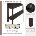 thumbnail image 4 of Tcbosik Farmhouse Console Table with 4 Drawer, 60" Long Entryway Table with Open Storage Shelf, Rustic Foyer Sofa Table for Living Room, Entryway, Hallway (Espresso), 4 of 8