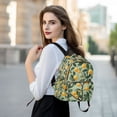 thumbnail image 6 of FORMRS Mini Backpack Purse for Women Travel Daypack Casual Shoulder Bag, Orange Tree, 6 of 7