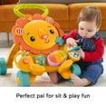 thumbnail image 3 of Fisher-Price Musical Lion Walker Infant Toy with Lights & Sounds for Toddler Ages 6+ Months, 19.69in, 3 of 6