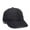 Black, variant on PN100 Structured Solid Back Hat - KHAKI