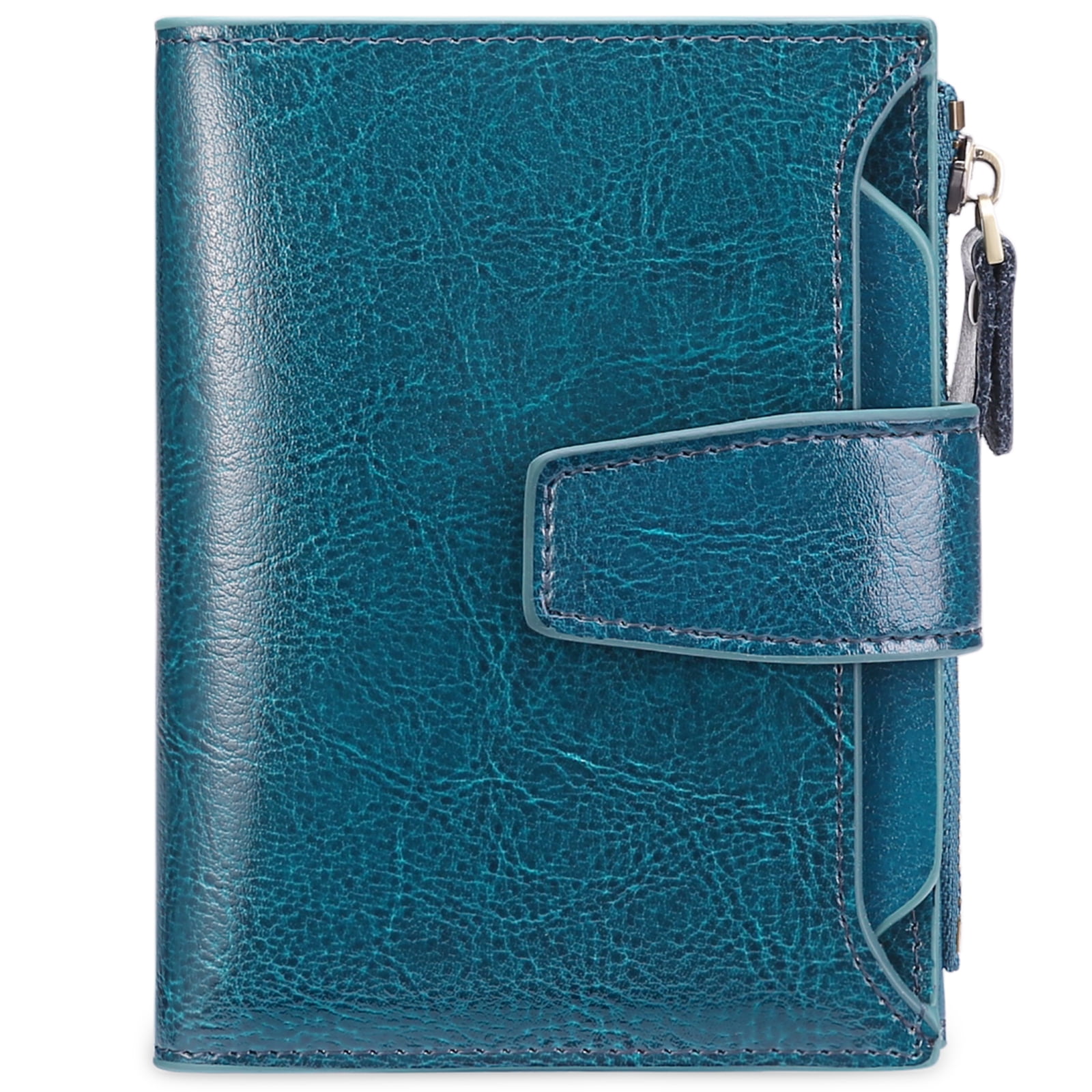 FALAN MULE Women's Compact Genuine Leather Wallet with RFID