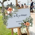 thumbnail image 3 of Artificial Wedding Arch Flowers Swag Sign Arbor Floral Arrangement For Ceremony And Reception Backdrop Decoration, 3 of 7