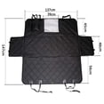 thumbnail image 3 of Dog Car Seat Cover Waterproof Pet Backseat Cover Dog Seat Mat with Mesh Window, 3 of 10
