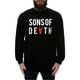 thumbnail image 1 of Camiseta gráfica Black Scale The Sons Of Death LS para hombre, negro, mediano, 1 of 1