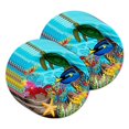thumbnail image 4 of Ocean Sea Life Birthday Party Supplies Set Plates Napkins Cups Tableware Kit for 16, 4 of 10