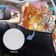 thumbnail image 5 of Kuiaobaty Groovy Flower Print Car Seat Towel Covers Front Seats 60 x 33 Inch Absorbent Microfiber Towels with Storage Bag 60 x 33 Inch Non Slip Car Seat Shield Protector, Orange, 5 of 7