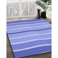 thumbnail image 3 of Ahgly Company Machine Washable Indoor Rectangle Transitional Jeans Blue Area Rugs, 3' x 5', 3 of 7