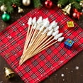 thumbnail image 5 of LSLJS Toothpicks Christmas Decorations-Snowflake Disposable Fruit Cocktail Picks Dessert Food Appetizers Winter Party Decor 100 Count, 5 of 8