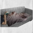 thumbnail image 6 of Movies Soft Flannel Fleece Blanket, Directors Chair Seat Movie Lover Film Set Studios Strip Ribbon Storyboard, Cozy Plush for Indoor and Outdoor Use, 50" x 60", Dark Mauve Dark Grey, by Ambesonne, 6 of 6