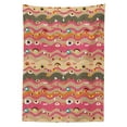 thumbnail image 3 of Ambesonne Eye Tablecloth Rectangular Table Cover, Wavy Lines Groovy Hippie, 52"x70", Multicolor, 3 of 4