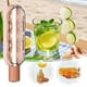 thumbnail image 4 of Molde de helado de calabaza de azúcar | Máquina para hacer paletas de silicona de grado alimenticio con pajita | Golosinas congeladas caseras multifuncionales de bricolaje | Fácil liberación y, 4 of 6
