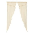 thumbnail image 1 of VHC Brands Prairie Cotton Tobacco Panel Fringed Set, Natural (2 Panels), 1 of 5