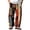 Red, variant on Elasticated Waist Trousers for Men Retro Pants Cotton Casual Joggers Vintage Printed Trouser Stretch Golf Running Jogging Bottoms Regular Fit Sweatpants S-5XL