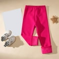 thumbnail image 5 of Akiihool Girls Fleece Lined Leggings Girls' Athletic Leggings with Pockets Kids Teen Dance Yoga Workout Running Pants (Hot Pink,6-7 Years), 5 of 5