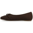 thumbnail image 3 of Journee Womens Callee Ballet Bow Slip On Dress Flats, 3 of 10