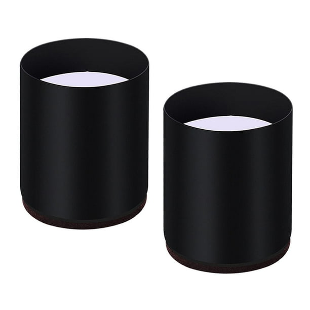 Elevador de mesita de noche Carbo Steel para sofá cama Redondo 6x5cm Negro