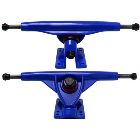 180mm REVERSE KINGPIN LONGBOARD Skateboard TRUCKS 180 DOWNHILL - BLUE