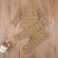 thumbnail image 5 of Seyurigaoka Baby Boy's Long Sleeve Bodysuit Romper Tops + Elastic Waist Long Pants Set, 5 of 6