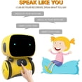 thumbnail image 4 of Kids Robot Toy, Smart Talking Robots, Gift For Boys And Girls Age 3+, Intelligent Partner And Teacher, With Voice Controlled And Touch Sensor, Singing, 4 of 4