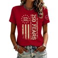 thumbnail image 2 of Trgacdwlo 1776-2026 250 Anniversary USA Shirt We the People 250 Years America Flag Patriotic Tops USA Flag July 4th Shirts for Women, 2 of 4