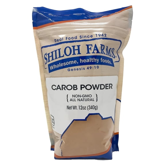Shiloh Farms Carob Powder - 12 oz Pack of 2