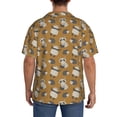 thumbnail image 7 of Goofa Forest Animal Printed Men's Casual Short-sleeved Shirt,Lightweight Breathable Button-down,Summer Casual men's top,Versatile Fashion shirt-Small, 7 of 7