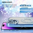 thumbnail image 2 of for iPhone 15 Plus Bling Case Women Girls Luxury Gradient Glitter Diamond Case Sparkle Rhinestone Camera Lens Protection Soft Silicone Shockproof Cover for iPhone 15 Plus 6.7 inch, Blue, 2 of 12