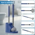 thumbnail image 2 of SUGARDAY Toilet Bowl Brush and Caddy with Holder Toilet Plunger and Brush Combo Set Bathroom Scrubber, 2 of 8
