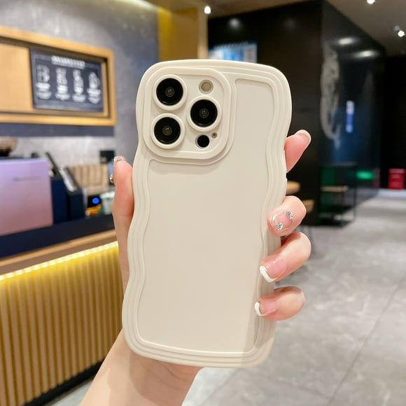Candy Color Soft Silicone Phone Case For iPhone 15 14 13 12 11 Pro Max XR XS Fashion Dopamine Lens Protection Shockproof Bumper WHITE For iPhone 12 Pro