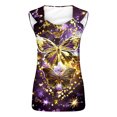 thumbnail image 5 of Dianli Tank Top for Women Metal Ring Camisole Blouses Oversized Womens Summer Tops Sleeveless Crewneck Butterfly Print Womens Tank Tops S-XXL Womens Tops, 5 of 5