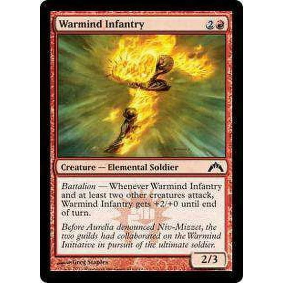 MtG Gatecrash Common Warmind Infantry (Foil) #111