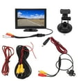 thumbnail image 2 of Aramox Rearview Monitor Fit For Vehicle, Backup Camera System Kit 5in Rearview Monitor V1 V2 Video Input High Definition 12-24V, 2 of 8