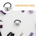 thumbnail image 3 of unbranded 10Ud Metal Ponytail Holders Con De Hoja Para Fino Y, 3 of 8