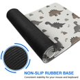 thumbnail image 6 of Long Mouse Pads for Desk,Light Beige Dinosaurs Landscapes Pattern Desk Mats on Top Of Desks, Desk Mouse Pad Extra Large with 3mm Non-Slip Base and Stitched Edge for Gaming,Office,Work,Home 35.4"x15.7", 6 of 6