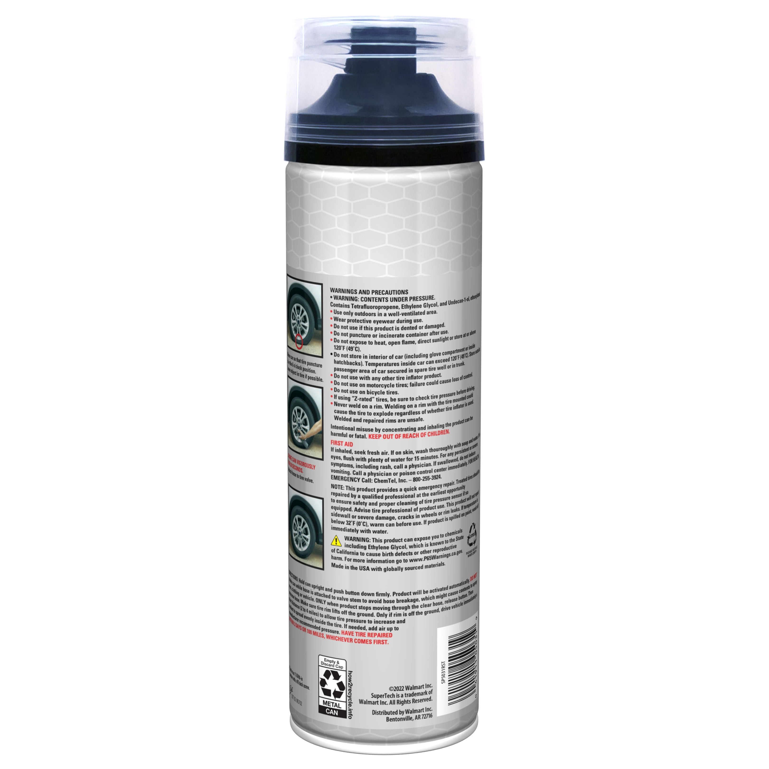 Super Tech Tire Inflator 20 oz