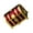 Drop red, variant on Fashionable Enamel Painted Sturdy Alloy Jewelry Storage Case with Spacious Storage for Home Accessories Decoration