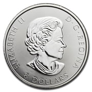 2018 Canada 1.5 oz Silver $8 Snow Owl BU