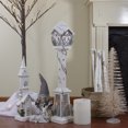 thumbnail image 2 of Northlight LED Lighted Snow Covered  Wooden Christmas Lamppost - 35", 2 of 5