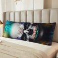thumbnail image 2 of Naloa Modern Abstract Colorful Skull C Body Pillow Cover, Pillowcases with Hidden Zipper Breathable Long Pillow Case (Pillows are not included,20x54 inch), 2 of 7