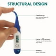 thumbnail image 5 of Digital Thermometer for Adults and Kids, Oral Thermometer for Fever Rectal Underarm Thermometer for Babies with Fever Alarm Medical Thermometer with C/F Switchable, 5 of 9