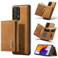 thumbnail image 1 of Back Wallet Case for Samsung Galaxy A53 5G, Detachable Card Slots Holder Kickstand Magnetic Closure Cover with Premium PU Leather Soft Silicone Shockproof Drop Resistant Protective Case,Brown, 1 of 10